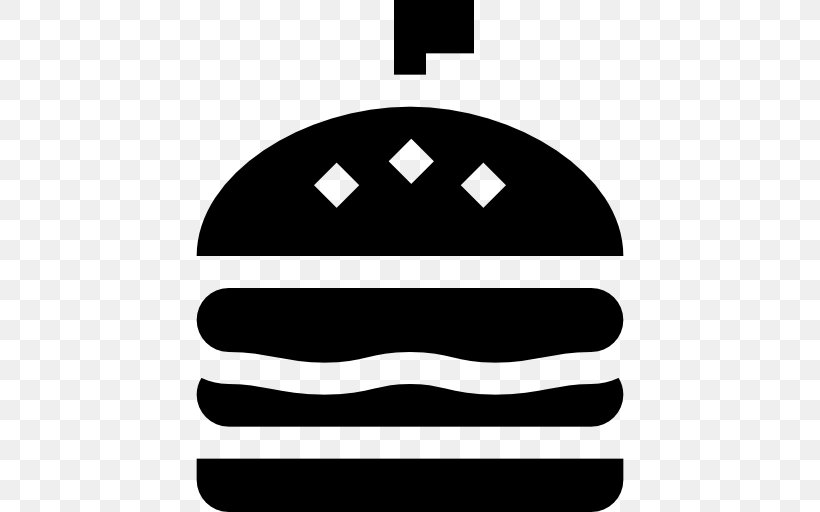 Hamburger Fast Food McDonald's Big Mac Junk Food, PNG, 512x512px, Hamburger, Black, Black And White, Brand, Fast Food Download Free