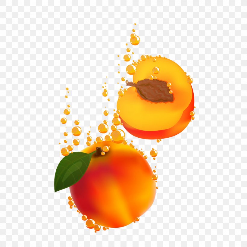 Juice Peach Royalty-free Fruit, PNG, 1000x1000px, Juice, Apricot, Drawing, Food, Fruit Download Free