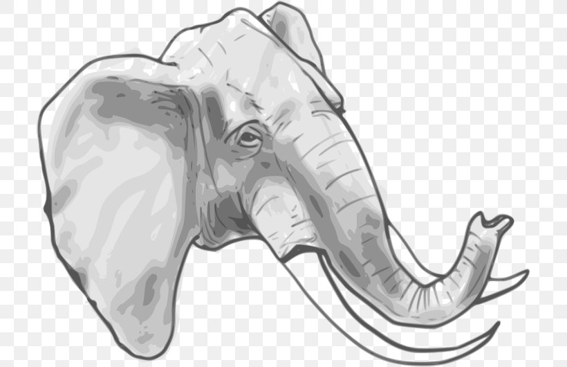 African Elephant Clip Art, PNG, 715x530px, Watercolor, Cartoon, Flower, Frame, Heart Download Free