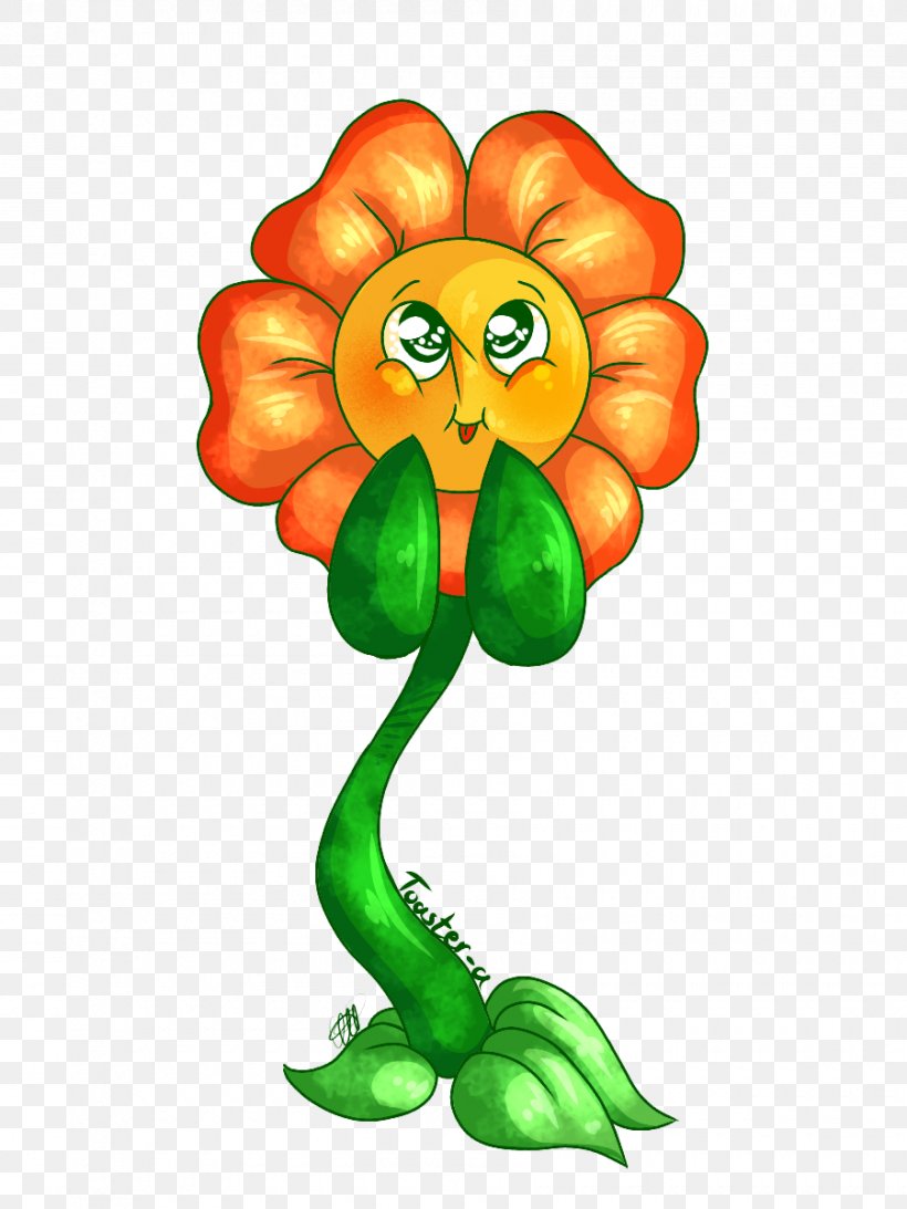 Floral Design Flowey Cuphead Undertale Fan Art, PNG, 900x1200px, Floral Design, Art, Artwork, Cartoon, Cuphead Download Free