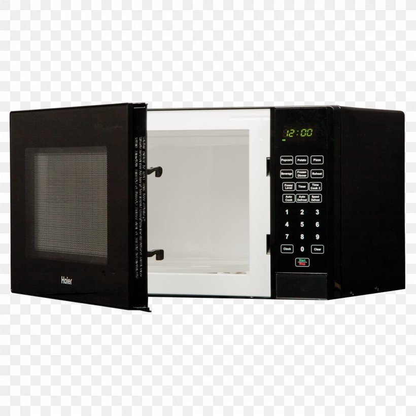 Microwave Ovens Haier Digital Clock Cubic Foot Timer, PNG, 1200x1200px, Microwave Ovens, Cooking, Countertop, Cubic Foot, Digital Clock Download Free