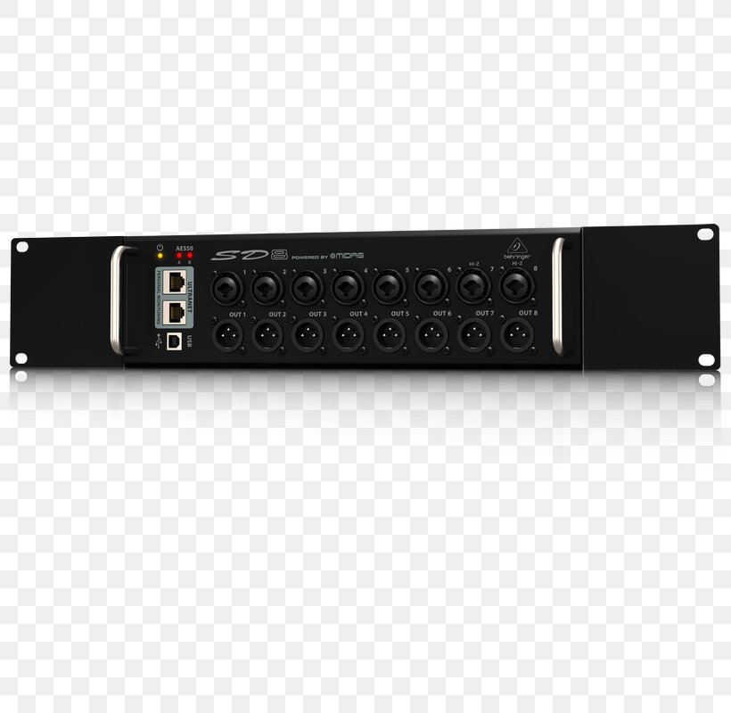 Behringer X Air XR18 Stage Box BEHRINGER X32 Caja Escenario Behringer Sd8midas Control Remoto 8 Canales, PNG, 800x800px, Behringer X Air Xr18, Audio, Audio Equipment, Audio Mixers, Audio Receiver Download Free