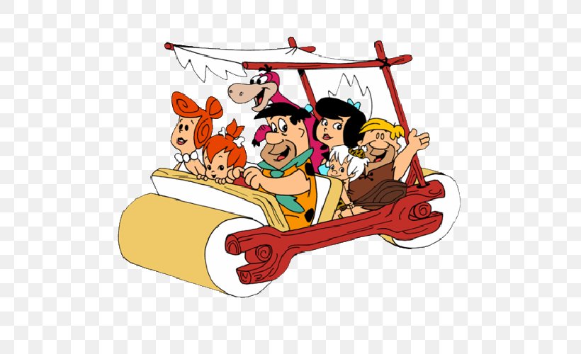 Fred Flintstone Wilma Flintstone Barney Rubble Betty Rubble Pebbles Flinstone, PNG, 500x500px, Fred Flintstone, Animated Cartoon, Art, Bammbamm Rubble, Barney Rubble Download Free