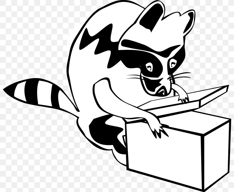 Raccoon Squirrel Drawing Clip Art, PNG, 800x674px, Raccoon, Art, Artwork, Black, Black And White Download Free