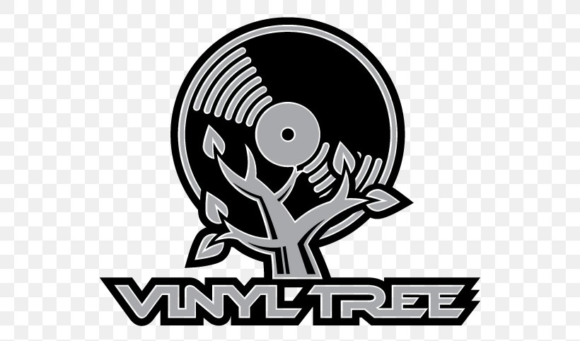 Phonograph Record VINYL TREE Logo Wall Decal, PNG, 595x482px, Phonograph Record, Black And White, Brand, Compact Disc, Decal Download Free