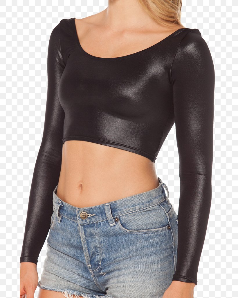 Sleeve Tube Top Clothing Leather, PNG, 683x1024px, Sleeve, Active Undergarment, Arm, Clothing, Crop Top Download Free