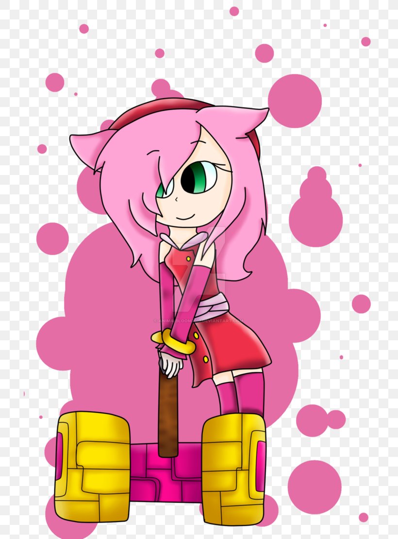 Amy Rose Sonic The Hedgehog Princess Sally Acorn, PNG, 721x1109px, Watercolor, Cartoon, Flower, Frame, Heart Download Free