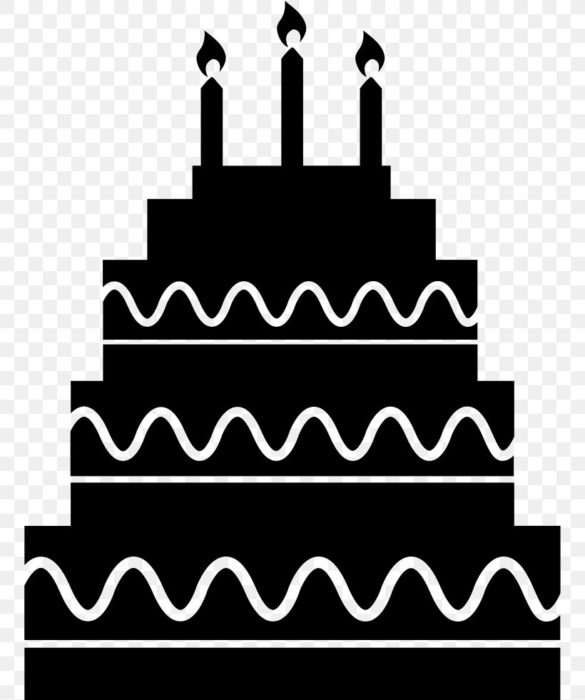 Birthday Cake Layer Cake Wedding Cake Bakery, PNG, 752x981px, Birthday Cake, Bakery, Birthday, Black, Black And White Download Free