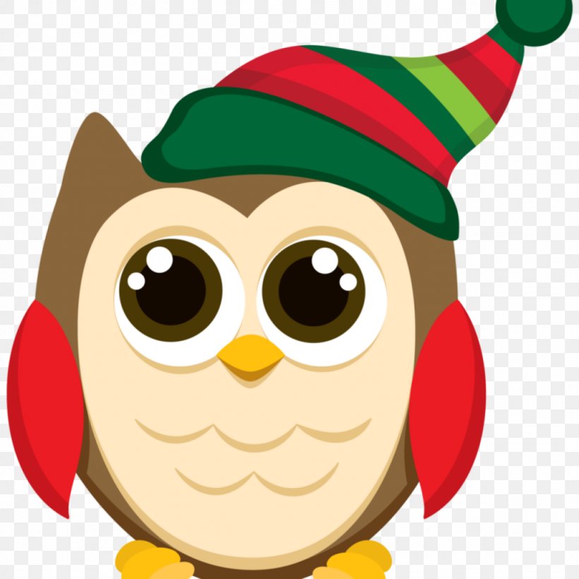 Owl Clip Art Christmas Christmas Day, PNG, 1024x1024px, Owl, Bird, Cartoon, Christmas, Christmas Day Download Free