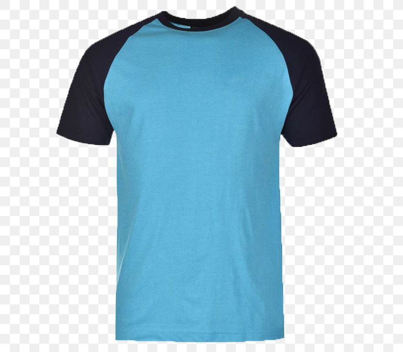 T-shirt Raglan Sleeve Clothing Goku, PNG, 717x717px, Tshirt, Active Shirt, Aqua, Blue, Clothing Download Free