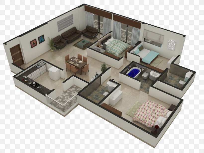 3D Floor Plan Architecture House, PNG, 1500x1125px, 3d Computer Graphics, 3d Floor Plan, 3d Rendering, Floor Plan, Architectural Animation Download Free