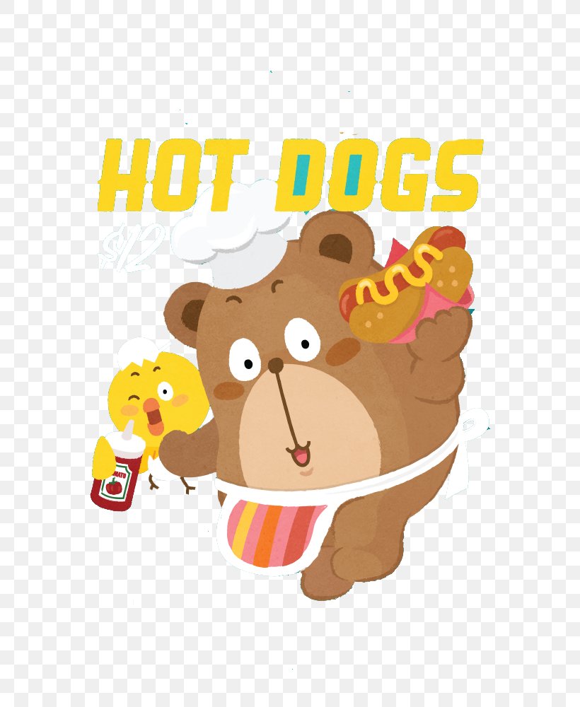 Hot Dog Illustration, PNG, 720x1000px, Watercolor, Cartoon, Flower, Frame, Heart Download Free