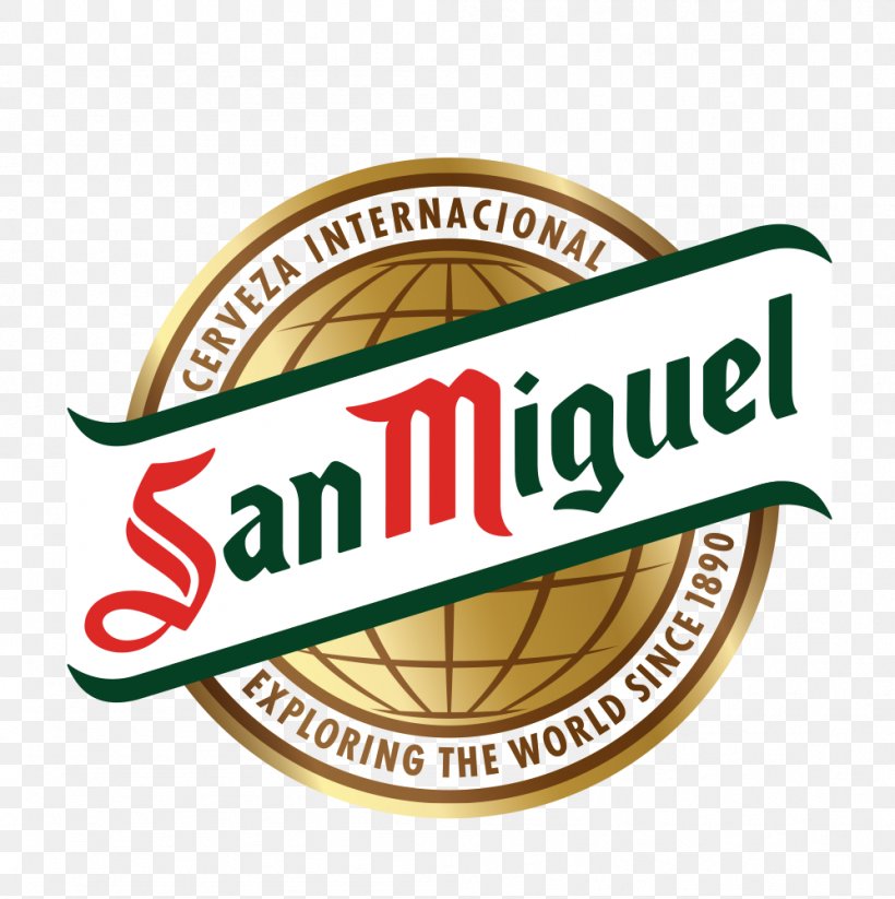 San Miguel Beer Logo Cervezas San Miguel Brand, PNG, 998x1002px, Beer, Brand, Carlsberg Group, Cervezas San Miguel, Drink Download Free