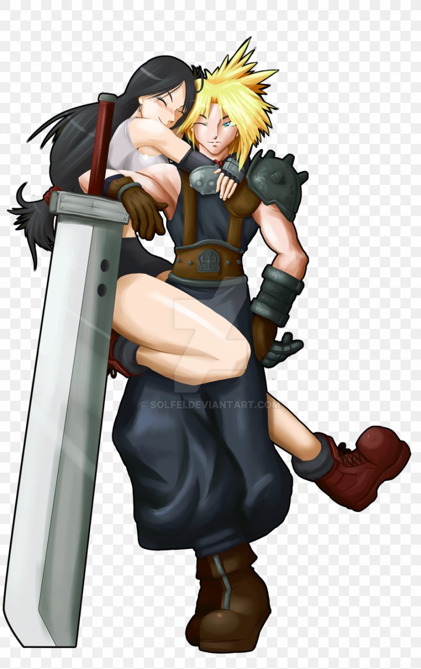 Tifa Lockhart Cloud Strife Final Fantasy VII Fan Art Samus Aran, PNG, 900x1430px, Watercolor, Cartoon, Flower, Frame, Heart Download Free