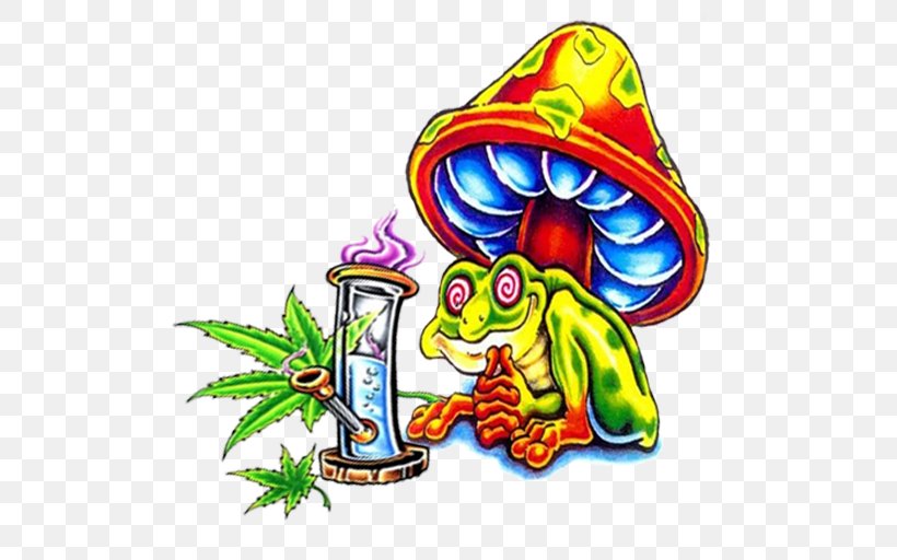 Drawing Cannabis Image Stoner Film Graphics, PNG, 512x512px, Drawing, Amphibian, Art, Artwork, Cannabis Download Free