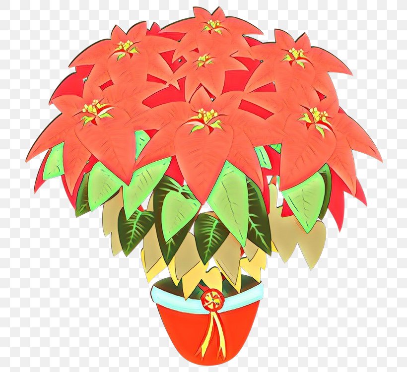 Poinsettia Leaf Flower Plant Tree, PNG, 750x750px, Cartoon, Anthurium, Flower, Flowerpot, Leaf Download Free