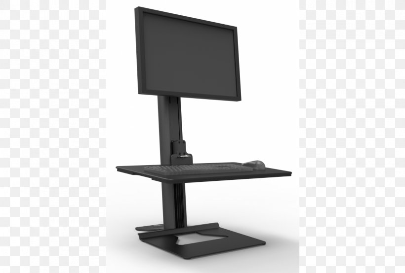 Computer Keyboard Sit-stand Desk Laptop Computer Monitors Workstation, PNG, 1200x812px, Computer Keyboard, Articulating Screen, Computer, Computer Monitor Accessory, Computer Monitors Download Free