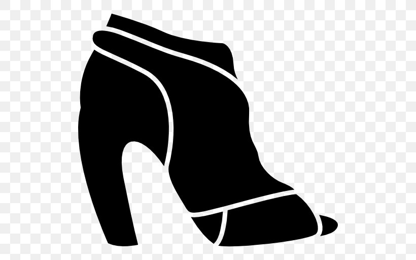 High-heeled Shoe Absatz Clip Art, PNG, 512x512px, Shoe, Absatz, Ankle, Black, Black And White Download Free