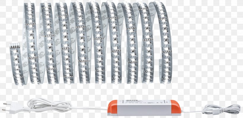 LED Strip Light Paulmann Licht GmbH Light-emitting Diode White, PNG, 3000x1458px, Light, Auto Part, Automotive Lighting, Electrical Ballast, Electrical Connector Download Free