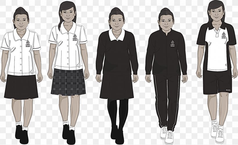 School Uniform, PNG, 3000x1836px, School Uniform, Blackandwhite, Clothing, Style, Team Download Free