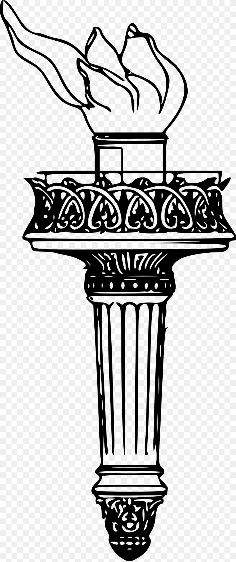 Statue Of Liberty National Monument Drawing Image Clip Art, PNG, 1000x2380px, Statue Of Liberty National Monument, Art Museum, Blackandwhite, Coloring Book, Drawing Download Free