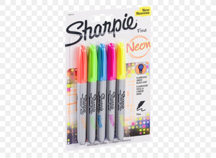 Sharpie Permanent Marker Marker Pen Pens Highlighter, PNG, 600x600px, Sharpie, Color, Fluorescence, Highlighter, Marker Pen Download Free