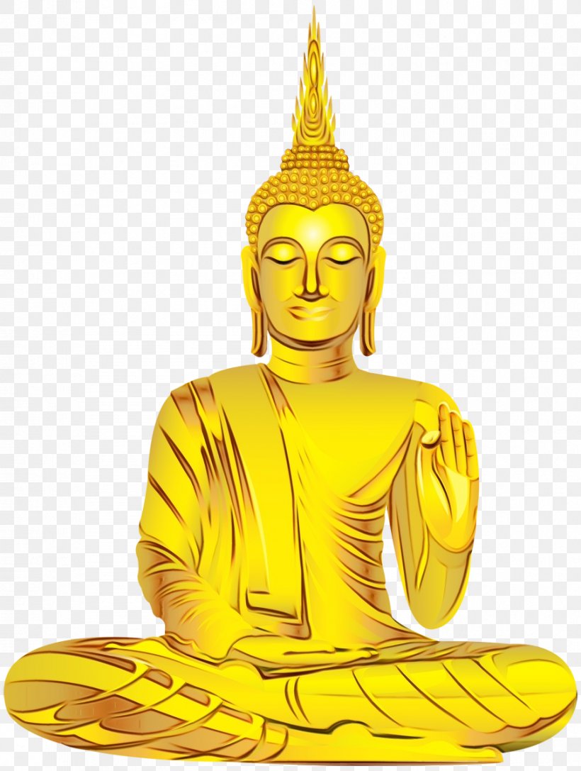 Yellow Meditation Statue Guru Zen Master, PNG, 905x1200px, Watercolor, Fictional Character, Guru, Meditation, Monk Download Free