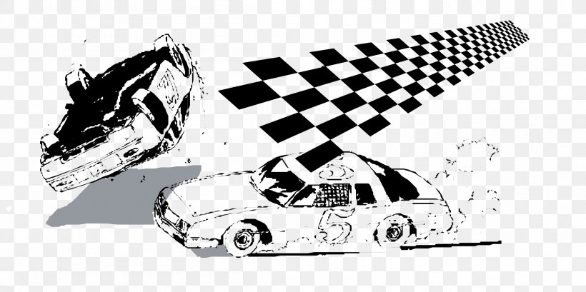 Auto Racing Racing Flags Black And White, PNG, 2412x1204px, Auto Racing, Artworks, Black, Black And White, Brand Download Free