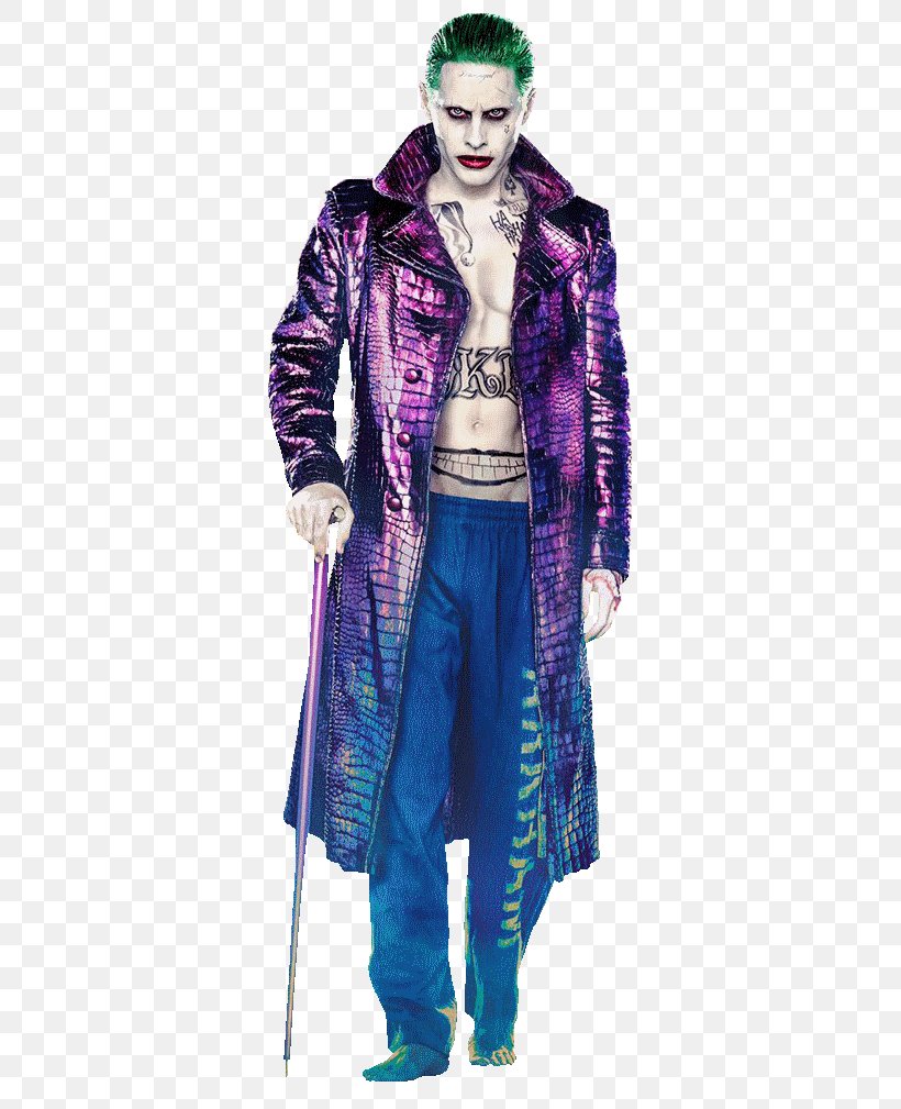 Jared Leto Suicide Squad Joker Harley Quinn Batman, PNG, 425x1009px, Jared Leto, Arkham Asylum, Batman, Clothing, Coat Download Free
