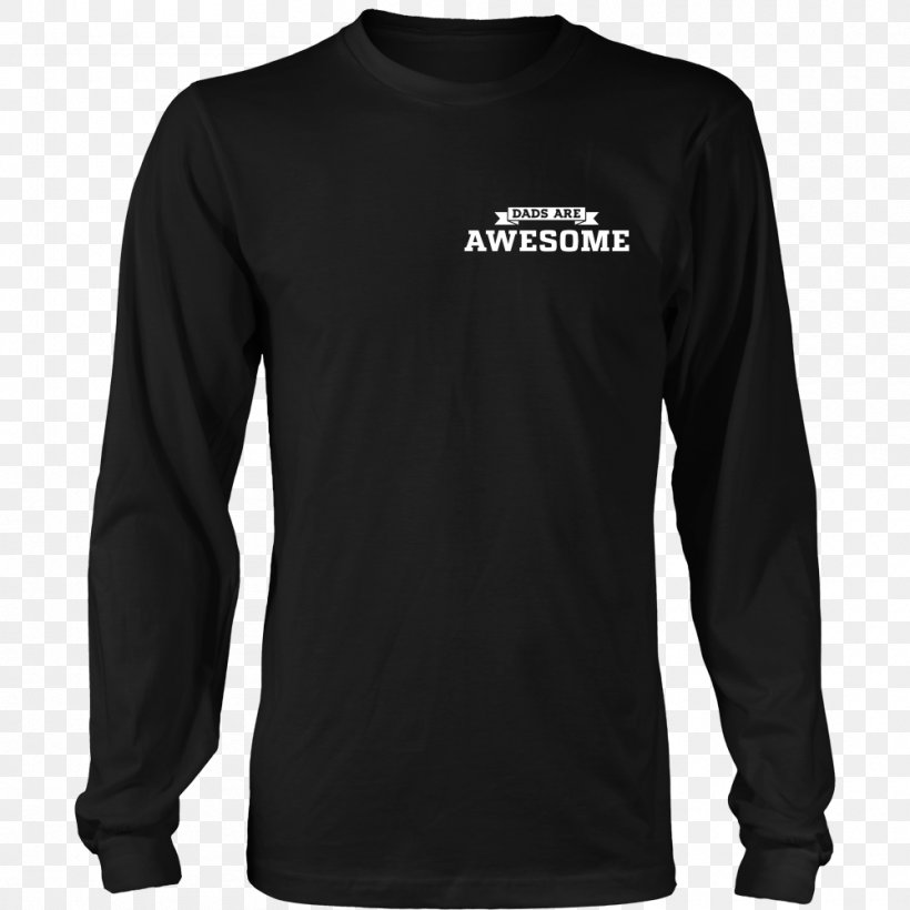 Long-sleeved T-shirt Long-sleeved T-shirt Sleeveless Shirt, PNG, 1000x1000px, Tshirt, Active Shirt, Black, Brand, Clothing Download Free