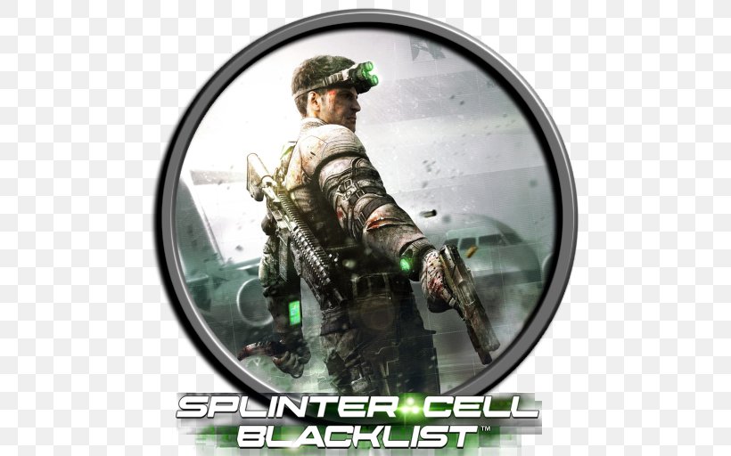 Tom Clancy's Splinter Cell: Blacklist Tom Clancy's Splinter Cell: Conviction Video Game Ubisoft Tom Clancy's Splinter Cell: Double Agent, PNG, 512x512px, Video Game, Action Game, Computer Software, Mercenary, Military Organization Download Free