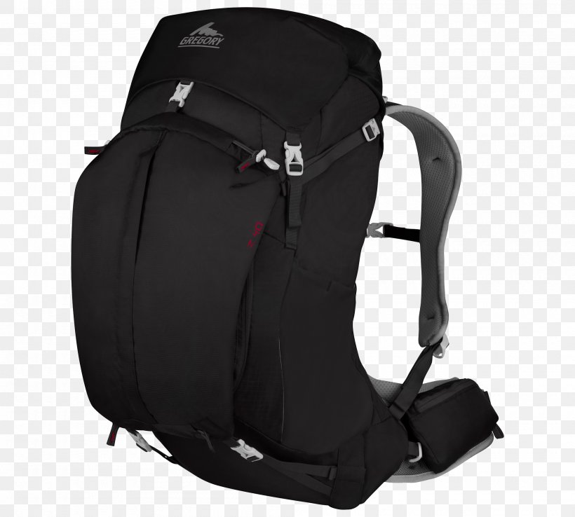 Backpack Gregory Mountain Products, LLC Osprey Hiking Camping, PNG, 2000x1800px, Backpack, Backpacking, Bag, Baggage, Black Download Free