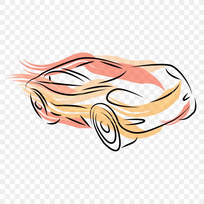 Car Drawing Line Art Sketch, PNG, 2000x2000px, Car, Art, Automotive Design, Cartoon, Clip Art Download Free
