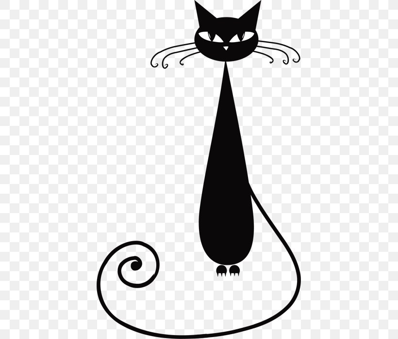 Cat Kitten Clip Art Vector Graphics Silhouette, PNG, 421x700px, Cat, Artwork, Black, Black And White, Black Cat Download Free