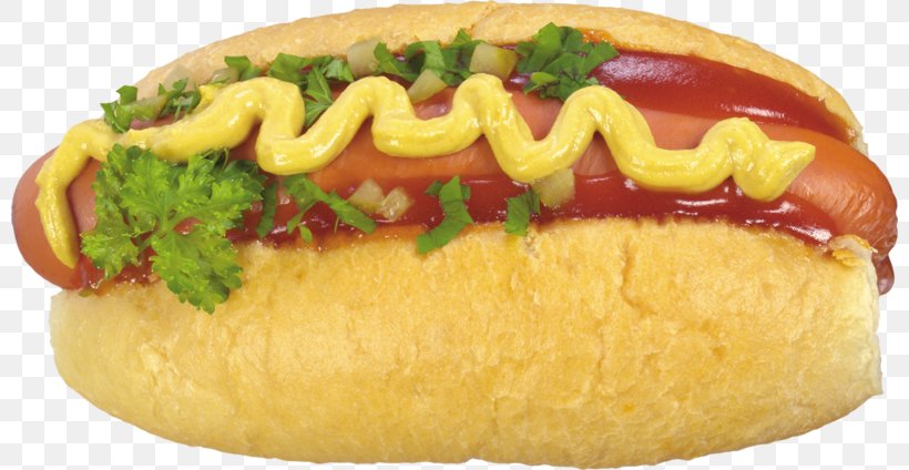 Hot Dog Hamburger Fast Food, PNG, 800x424px, Hot Dog, American Food, Bun, Chicago Style Hot Dog, Chicagostyle Hot Dog Download Free