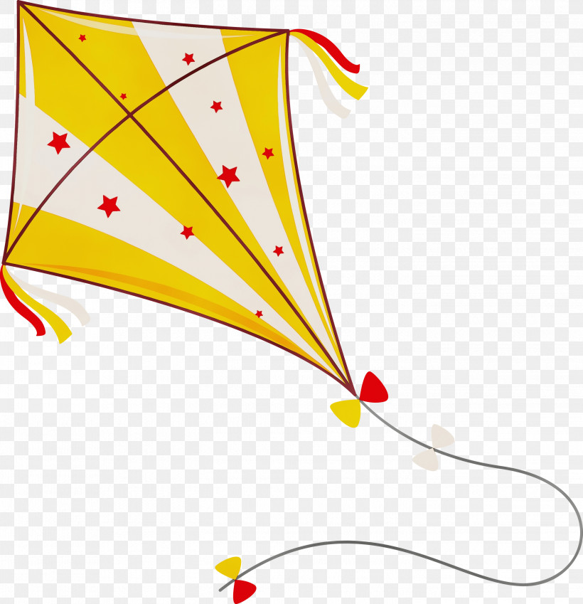 Line Yellow Kite, PNG, 2897x3000px, Makar Sankranti, Bhogi, Kite, Line, Magha Download Free