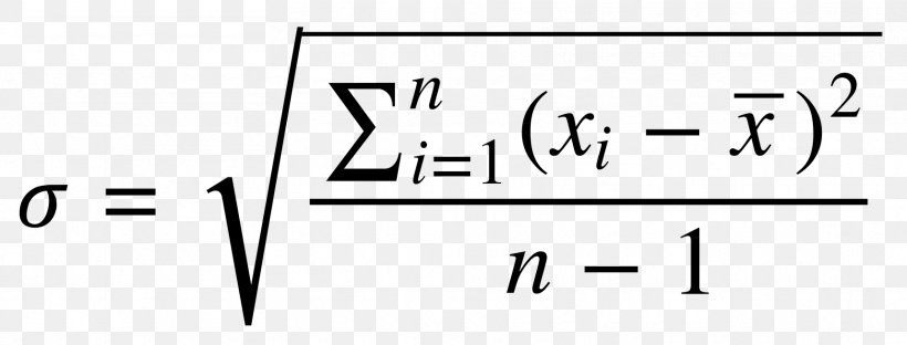 Standard Deviation Statistical Dispersion Mean Variance, PNG, 1716x654px, Standard Deviation, Area, Arithmetic Mean, Average, Black Download Free