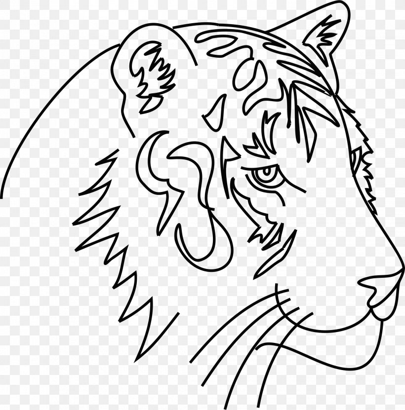 Tiger Whiskers Line Art Drawing Clip Art, PNG, 2266x2298px, Watercolor, Cartoon, Flower, Frame, Heart Download Free
