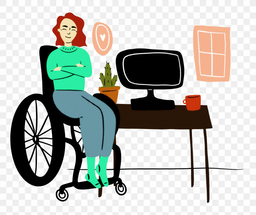 At Home, PNG, 2499x2102px, At Home, Cartoon, Chair, Desk, Drawing Download Free