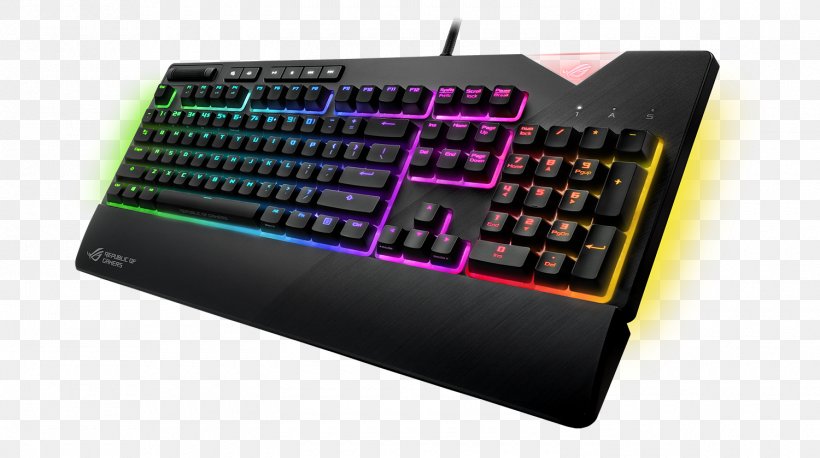 Computer Keyboard Laptop Republic Of Gamers ASUS ROG Claymore Bond, PNG, 1500x839px, Computer Keyboard, Asus, Asus Rog Strix, Cherry, Computer Download Free