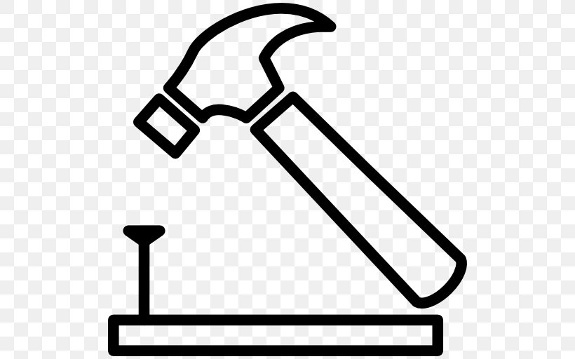 Hammer Nail Clip Art, PNG, 512x512px, Hammer, Black And White, Cladding, Nail, Sports Equipment Download Free