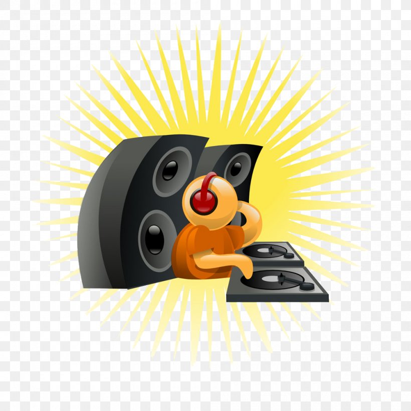 Sound Disc Jockey Clip Art, PNG, 1000x999px, Watercolor, Cartoon, Flower, Frame, Heart Download Free