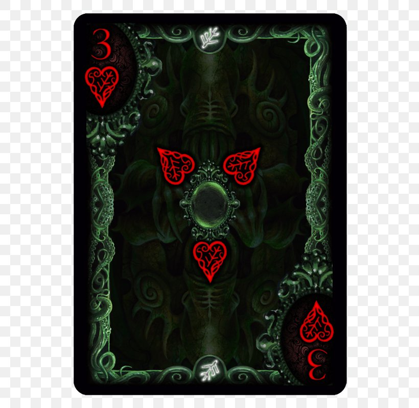 Call Of Cthulhu: The Card Game Bicycle Playing Cards, PNG, 584x800px, Watercolor, Cartoon, Flower, Frame, Heart Download Free