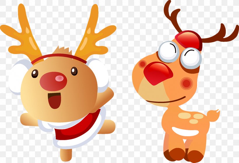 Christmas Deer, PNG, 1300x889px, Deer, Antler, Christmas, Christmas Decoration, Christmas Ornament Download Free