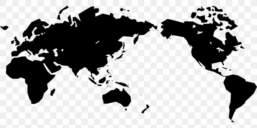 World Map Earth, PNG, 960x480px, World, Black, Black And White, Earth, Map Download Free