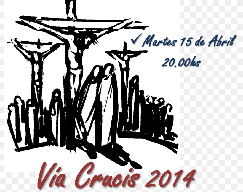 El Via Crucis Clip Art Stations Of The Cross Forgiveness, PNG, 1063x839px, Stations Of The Cross, Area, Black And White, Brand, Cross Download Free