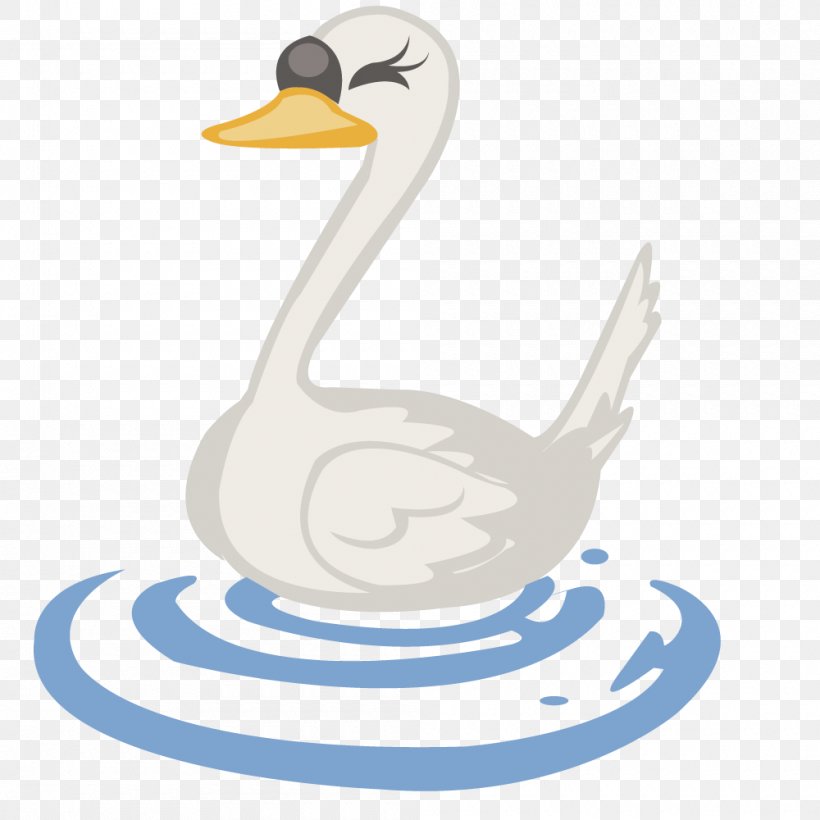 Whooper Swan Cartoon Royalty-free Illustration, PNG, 1000x1000px, Whooper Swan, Beak, Bird, Caricature, Cartoon Download Free
