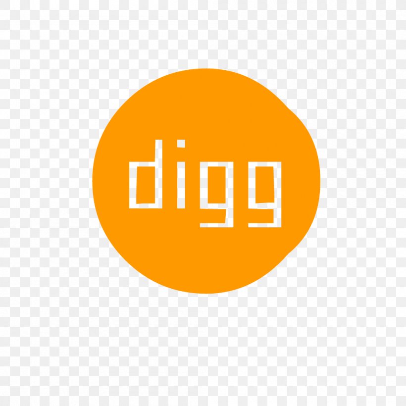Digg Logo ., PNG, 1000x1000px, Logo, Area, Brand, Orange, Text Download Free