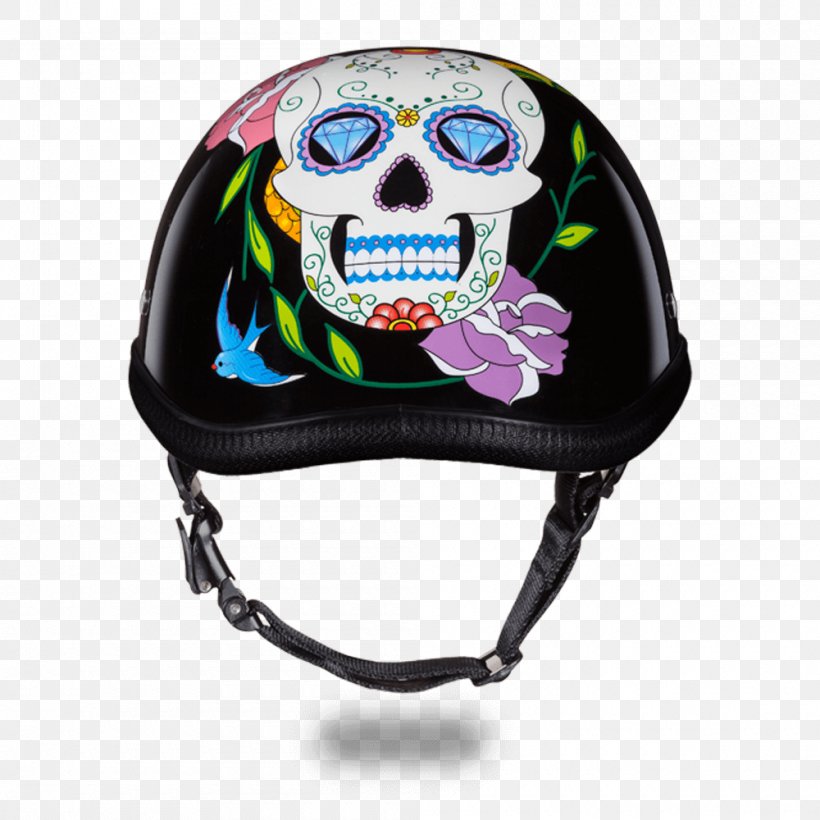 Motorcycle Helmets Daytona Helmets Skull, PNG, 1000x1000px, Motorcycle Helmets, Bicycle, Bicycle Helmet, Calavera, Cap Download Free