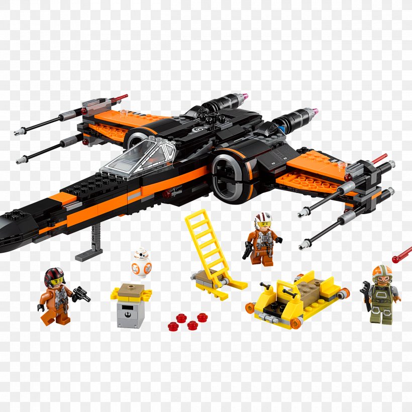 Poe Dameron Lego Star Wars: The Force Awakens BB-8 X-wing Starfighter, PNG, 2500x2500px, Poe Dameron, First Order, Lego, Lego Minifigure, Lego Star Wars Download Free